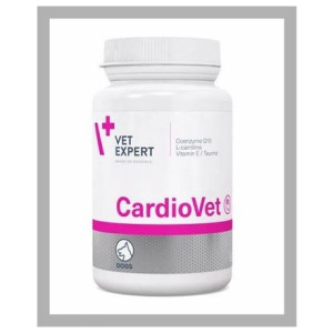 CARDIOVET wspomagający pracę serca dla psów 90 tabl. Vetexpert.