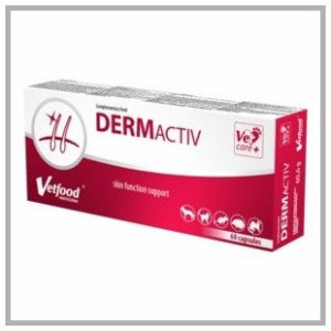 DermActiv 60 kaps. Dla psa, dla kota. Vetfood.