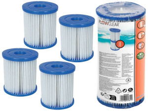 CZTERY FILTRY Bestway do pomp 3028 L/h 58094 II 4x