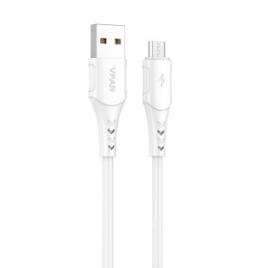 Kabel Usb Do Micro Usb Vipfan Colorful X12, 3a, 1m (biały)