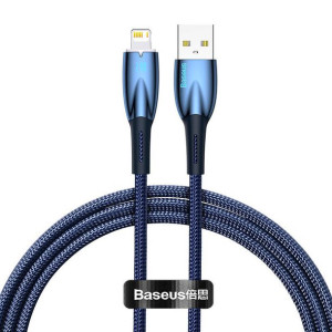 Kabel Usb Do Lightning Baseus Glimmer, 2.4a, 1m (niebieski)