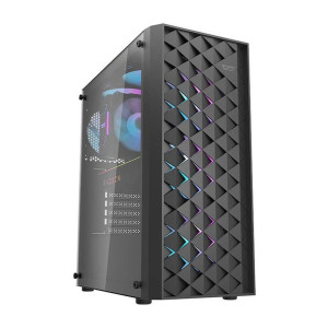 Obudowa Komputerowa Darkflash Dk351 + 4 Wentylatory (czarna)