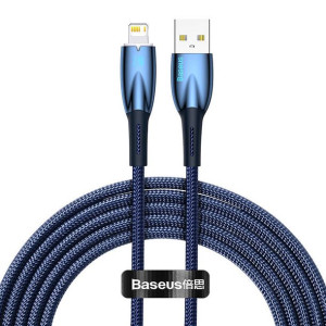 Kabel Usb Do Lightning Baseus Glimmer, 2.4a, 2m (niebieski)