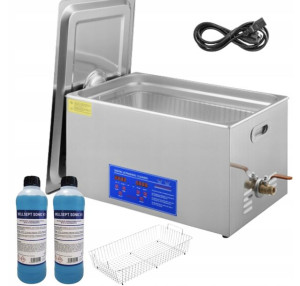 Myjka Ultradźwiękowa 30l Profesjonalna 1100w +płyn