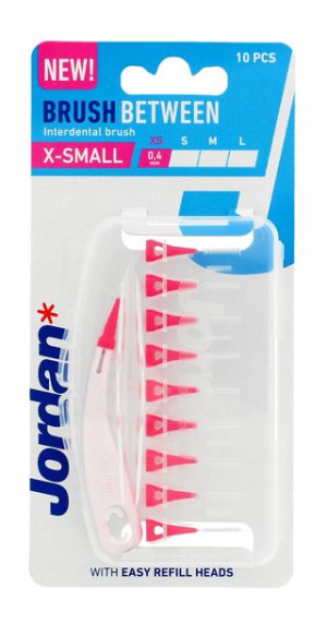 Jordan Idb Brush Betw Xs 10x10 Szczoteczki Międzyzebowe /pudełko