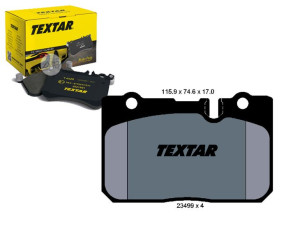 Klocki Hamulcowe Lexus Przód Ls 400 94-00 Textar