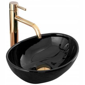 Umywalka Sofia Mini Czarna Black - Rea