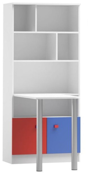 BRICKS  N36 regał z biurkiem dziecięcy 80x40 w.177