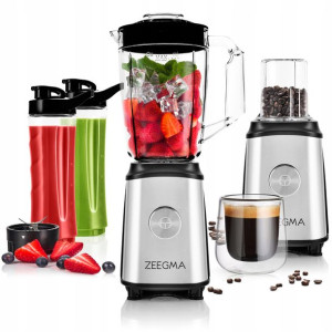 Blender Kielichowy 4w1 Zeegma Mikser Młynek 1050w