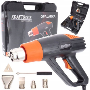 Opalarka Elektryczna 2000w 2 Biegi 4 Dysze Zestaw