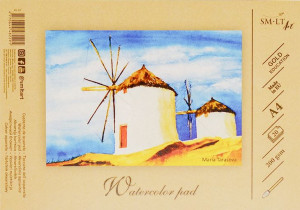 Blok do akwareli SM-LT Watercolor Pad - A4 200 g