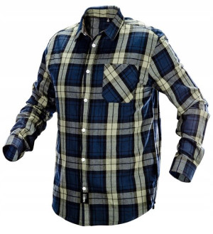 Koszula flanelowa, krata, rozmiar XL NEO 81-541-XL