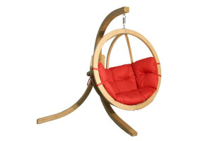 Fotel wiszący drewniany SWING POT kolor do wyboru