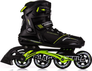 Rolki Blackwheels Slalom czarno-zielone r. 41