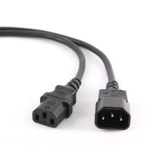 Kabel zasilający, przedłużający IEC 320 C13/C14 z certyfikatem VDE (5 m)