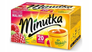Herbata Czarna MINUTKA MALINOWA Ekspresowa 28g