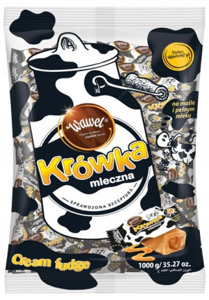 Wawel Krówka Mleczna Cukierki Nadziewane 1kg