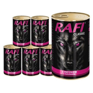RAFI DOG Dolina Noteci z INDYKIEM KARMA 6x 1240g