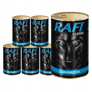 RAFI DOG Dolina Noteci z JAGNIĘCINĄ KARMA 6x 1240g