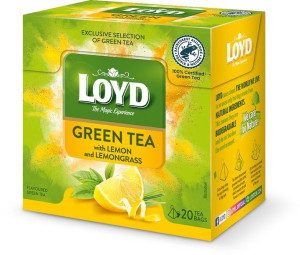 Herbata Zielona LOYD CYTRYNA TRAWA CYTRYNOWA 30g