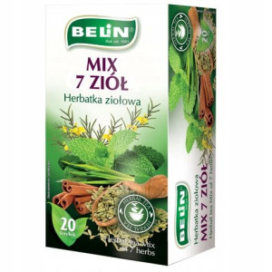 Belin HERBATA Ziołowa MIX 7 ZIÓŁ 20 Torebek 36g