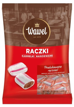 WAWEL RACZKI Karmelki NADZIEWANE Cukierki 1kg