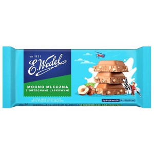 Czekolada Wedel Mocno Mleczna Orzechy Laskowe 80g
