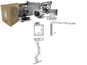 Nagrzewnica (171x170x30) Ford Fiesta Vi 1.0-1.6d 0