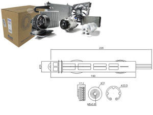Osuszacz Klimatyzacji Renault Kangoo Be Bop Laguna