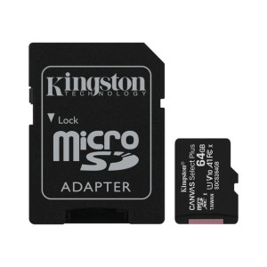 Karta pamięci Micro SD Kingston Class 10 64GB Canvas Select Plus+AdapterSD