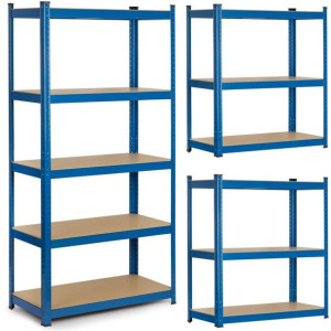Regał Magazynowy 2w1 Metalowy 180x90x40 Do 875kg