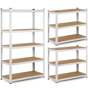 Regał Magazynowy 2w1 Metalowy 150x75x30 Do 625kg