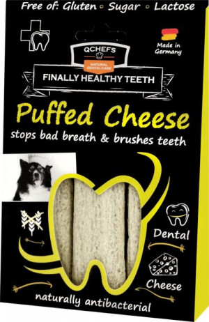 QCHEFS Puffed Cheese do higieny jamy ustnej