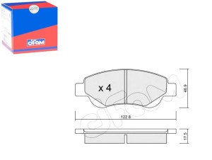 Klocki Hamulcowe Toyota Aygo 05- Cifam