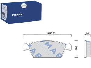 Klocki Hamulcowe Fomar 5.52105e 26 410609342r 7701