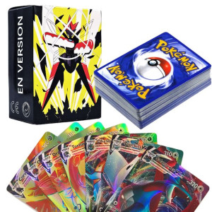 POKEMON Kolekcjonerskie Karty 100 KART V-MAX