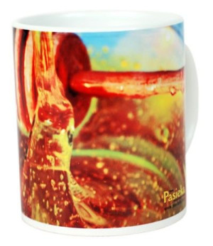 Kubek ceramiczny dla pszczelarza MOTYW PSZCZELARSKI (1szt) - KUB10