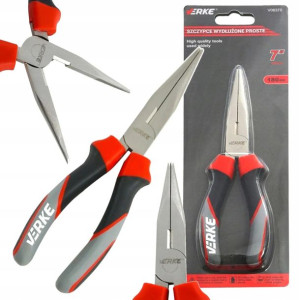 Szczypce Wydłużone Proste 7'' 180 Mm Verke