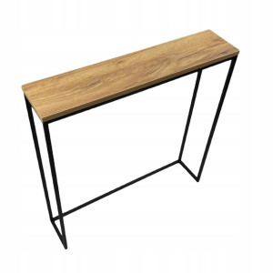 Konsola toaletka LOFT industrialna dąb mat 90x82x20cm