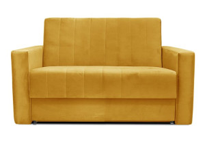 Sofa 2-osobowa DOMO Żółta