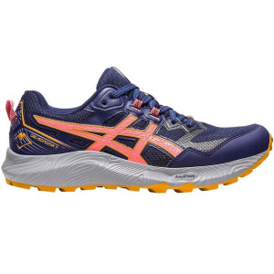 Buty damskie do biegania asics gel sonoma 7 granatowo-pomarańczowe 1012b413