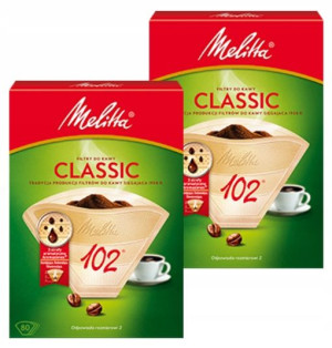 Papierowe filtry kawy 160 szt Melitta CLASSIC 102