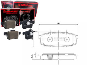 Klocki Hamulcowe Toyota Land Cruiser V8 4.5 D V8 N