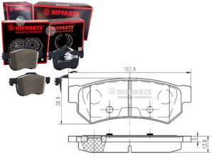 Klocki Hamulcowe Chevrolet Lacetti 1.4 16v Nippart