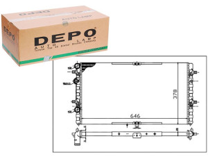 Chłodnica Silnika Depo 6ko121253am 6k0121253bc 6ko