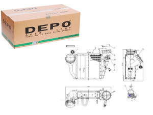 Intercooler Depo 1j0145803ab 1j0145803n