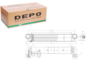Intercooler Depo 2247359 1751