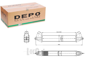 Intercooler Depo 46779532 46849068 51718953 087011