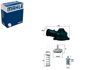 Termostat Vw 83c Golf 1,4tsi (z Kołnierzem) Mahle