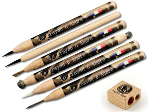 Le Crayon a Andre zestaw 6 ołówków do czyszczenia monet, guzików, klamer